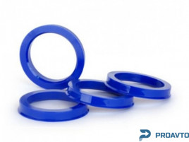 Кольцо центровочное 74.1 / 72.6 Алюминий BLUE, 2217