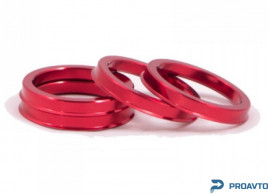 Кольцо центровочное 67.1 / 54.1 Алюминий RED, 2211