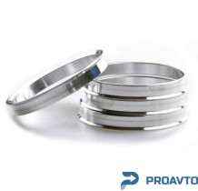 Кольцо центровочное 58.6 / 58.1 Алюминий, 1044