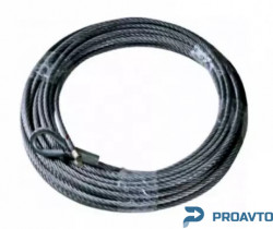 Трос для лебедки T-max EW-6500 12V (7309200) 7,2ммх24м