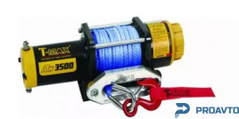 Лебедка T-MAX ATWPRO-3500 12V/1.587 т 5.5mm* 15m/синт. трос 7207110 (2)