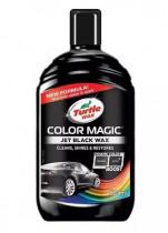Цветной полироль с воском Turtle Wax Color Magic Jet Black 500 мл Черный 52708