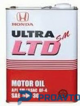 Масло моторное полусинтетическое Honda ULTRA LTD SM 5W-30, 4л, 0821399904