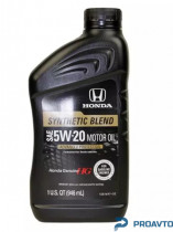 Масло моторное Honda Motor Oil Synthetic Blend 5W-20, 0.946 л., 087989132