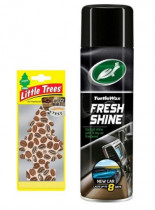 Полироль Turtle Wax для торпеды Fresh shine Новый автомобиль, 500мл. + Кофе 5гр. 51787н