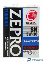 Масло моторное синтетическое Idemitsu Zepro Touring 5W-30, 4л, 1845041