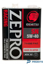 Масло моторное синтетическое IDEMITSU ZEPRO RACING 5W-40, 4л, 3585041