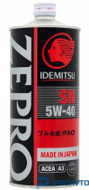 Масло моторное синтетическое IDEMITSU ZEPRO RACING 5W-40, 1л 3585054
