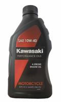 Kawasaki Масло моторное синтетическое 4-Stroke Engine Oil Motocycle 10W-40, 0.946л