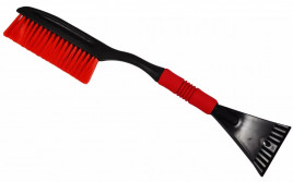 Щетка со скребком 58 см "MAXI BRUSH&ICE" красная, 32301Red-IS