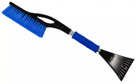 Щетка со скребком 60 см "HANDLE BRUSH&ICE" синяя, 32302Blue-IS