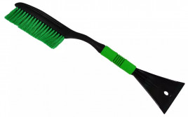 Щетка со скребком 58 см "MAXI BRUSH&ICE" зеленая, 32301Green-IS