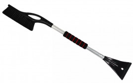 Щетка со скребком 75см "ICE-75" черная, 32327Black-IS