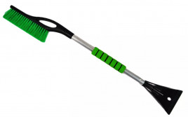 Щетка со скребком 75см "ICE-75" зеленая, 32327Green-IS