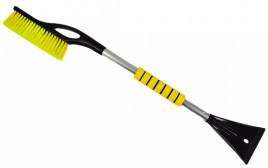 Щетка со скребком 75см "ICE-75" желтая, 32327Yellow-IS