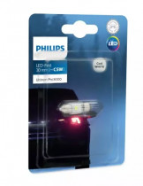 LED лампа Philips LED White Ultinon Pro3000 12В C5W 11860U30CWB1 (1 шт.)