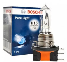 Галогенная лампа Bosch H15 15/55W 12V Pure Light 1987302088 (1 шт.)
