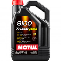 Масло моторное синтетическое Motul 8100 X-CESS Gen2 5W-40 5л. 109776