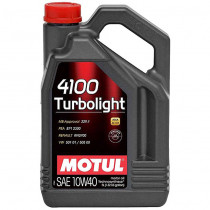 Масло моторное полусинтетическое Motul 4100 TURBOLIGHT 10W-40 4л. 109462