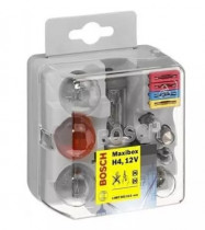Набор автоламп с предохранителями Bosch H4 maxiBox 12V 1 987 301 111