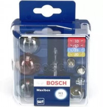 Набор автоламп с предохранителями Bosch H1 MAXIBOX 1987301112