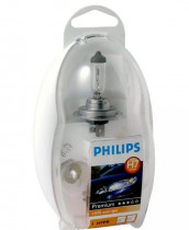 Набор автоламп с предохранителями Philips комплект Easy KIT H7 12V 55474EKKM (5 шт.)