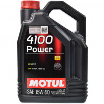 Масло моторное полусинтетическое Motul 4100 Power SAE 15W-50 4л. 100271