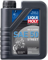 Масло моторное  LiquiMoly Motorbike HD Classic SAE 50 Street 1л. 1572