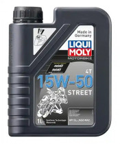 Масло моторное синтетическое LIQUI MOLY Motorbike 4T Street 15W-50 1л 2555