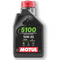 Олива моторна синтетична Motul 5100 ESTER 4T 10W-30 1л. 104062