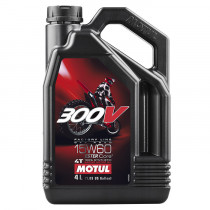 Олива моторна синтетична Motul 300V Factory Line Off Road 4T SAE 15W-60 4л. 104138
