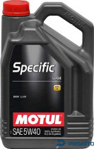 Масло моторное синтетическое Motul Specific LL-04 5W-40, 5л, 101274