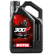 Масло моторное синтетическое Motul 300V Racing Off Road 4T Motor Oil SAE 10W-30 4л. 112537