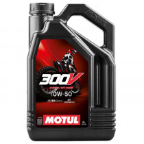 Олива моторна синтетична Motul 300V Racing Off Road 4T Motor Oil SAE 10W-50 4л. 112561