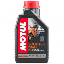 Масло моторное синтетическое Motul Scooter Power 2T Pre-Mix Oil Injection FD 1л. 105881