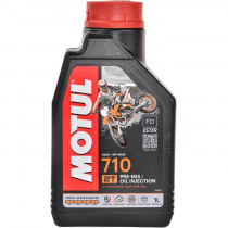 Масло моторное синтетическое Motul 710 Pre-Mix/Oil Injection Ester 2T 1л. 104034