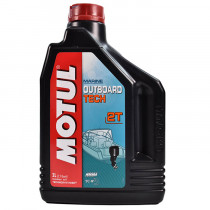 Олива моторна напівсинтетична Motul Outboard Tech 2T Motor Oil 2л. 101726