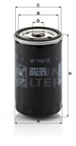 Масляный фильтр MANN-FILTER W 719/15