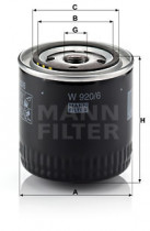 Масляный фильтр MANN-FILTER W 920/6