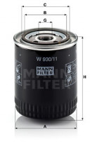 Масляный фильтр MANN-FILTER W 930/11