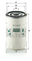 Масляный фильтр MANN-FILTER W 719/27