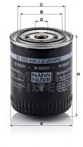 Масляный фильтр MANN-FILTER W 930/21