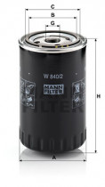 Масляный фильтр MANN-FILTER W 840/2