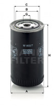 Масляный фильтр MANN-FILTER W 950/7