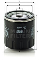 Масляный фильтр MANN-FILTER MW 713