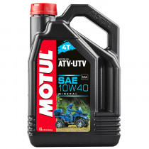 Масло моторное минеральное Motul ATV-UTV Motor Oil SAE 10W-40 4л. 105879
