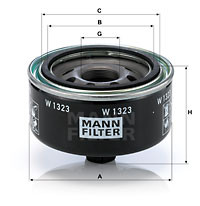 Масляный фильтр MANN-FILTER W 1323