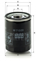 Масляный фильтр MANN-FILTER W 713/29