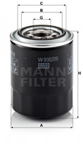 Масляный фильтр MANN-FILTER W 930/26