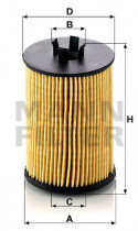 Масляный фильтр MANN-FILTER HU 612/1 X